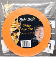 Flake King Prime Orange Flex Fine Line Tape 3mm x 55m