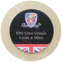 Flake King Ulti Line Crepe Fine Line Tape 1mm x 50m