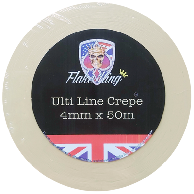 Flake King Ulti Line Crepe Fine Line Tape 4mm x 50m