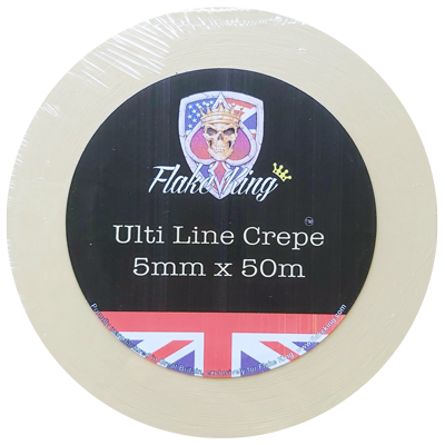 Flake King Ulti Line Crepe Fine Line Tape 5mm x 50m