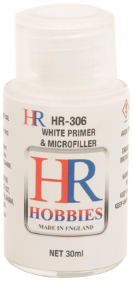 HR Hobbies White Primer & Microfiller (30ml)