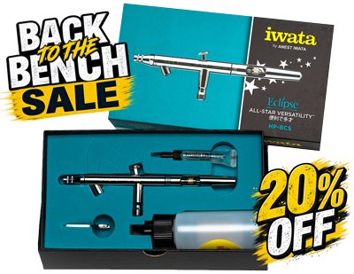 Iwata Eclipse BCS Airbrush [Back to the Bench SALE]