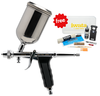 Iwata HP-TH2 Trigger Airbrush with FREE IWATA CLEANING KIT