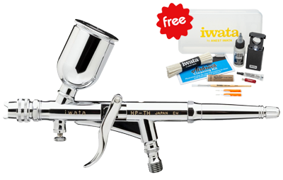 Iwata Hi-Line HP-TH Trigger Airbrush with FREE IWATA CLEANING KIT