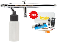 Iwata Revolution BCR Airbrush with FREE IWATA CLEANING KIT