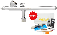 Iwata Revolution BR Airbrush with FREE IWATA CLEANING KIT