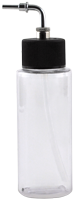 2oz (60ml) Iwata Translucent Cylinder Bottle with Side Feed Adaptor Cap