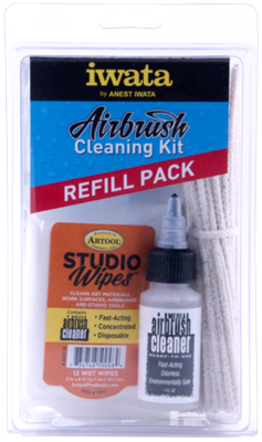 Iwata Airbrush Cleaning Kit Refill Pack [NEW | EX-DISPLAY | OLD VERSION]