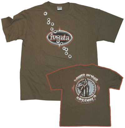 Original Iwata-Artool Bomber T-shirt by Vandemon & Fraser (x-large)