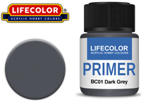 Lifecolor Acrylic Primer Panzer Dark Grey (22ml)
