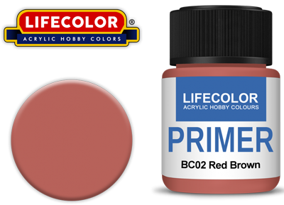 Lifecolor Acrylic Primer Red Brown (22ml)