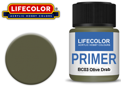 Lifecolor Acrylic Primer Olive Drab (22ml)