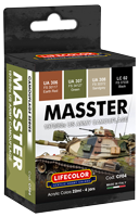 Lifecolor MASSTER 1970/80 US Army Camouflage Scheme (4 x 22ml)