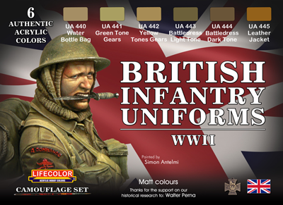 LifeColor British Uniforms WWII set