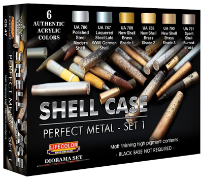 LifeColor Shell Case Perfect Metal Set 1