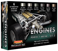 LifeColor Engines Perfect Metal Set 3