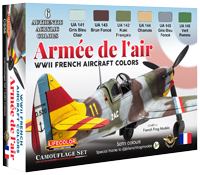 LifeColor WWII French Aircraft Set