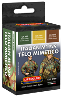 LifeColor Italian M1929 Telo Mimetico Camouflage Scheme (3 x 22ml)