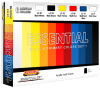 LifeColor Essential Basic & Primary Colours Set 1 (Matt)
