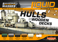LifeColor Liquid Pigments Hulls & Wooden Decks set