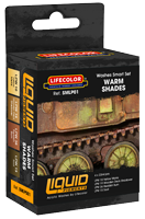 LifeColor Liquid Pigments Warm Shades Set (4 x 22ml)