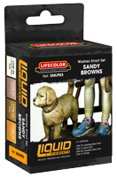 Lifecolor Liquid Pigments Sandy Browns Set (4 x 22ml)