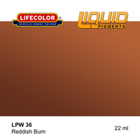 LifeColor Liquid Pigments Reddish Burn (22ml)