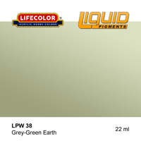 LifeColor Liquid Pigments Grey-Green Earth (22ml)