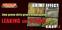 LifeColor Easy 3 Leaking and Stains: Grime Effect Set (22ml x3) LifeColor Easy 3 Leaking and Stains: Grime Effect Set (22ml x3)