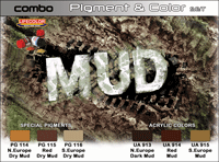 LifeColor Mud Pigment & Colour Combo Set (22ml x 6)