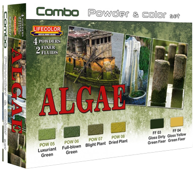 LifeColor Algae Powder & Colour Set (22ml x 6)