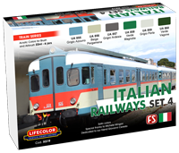 LifeColor Italian Railways Set 4 (22ml x6)