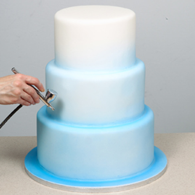 Moody Blues Airbrushed Cake Tutorial by Lisa Munro