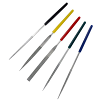 Modelcraft 5pc Diamond File set 100mm