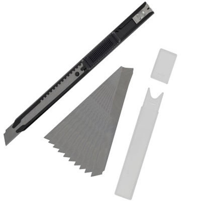 Modelcraft Slim Snap-Off Knife 9mm & 10 Blades