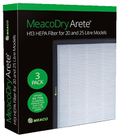 MeacoDry Arete® H13 HEPA filter