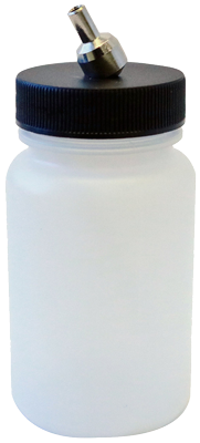 Plastic 3oz bottle for Paasche VL, MIL, TS, SI Airbrushes