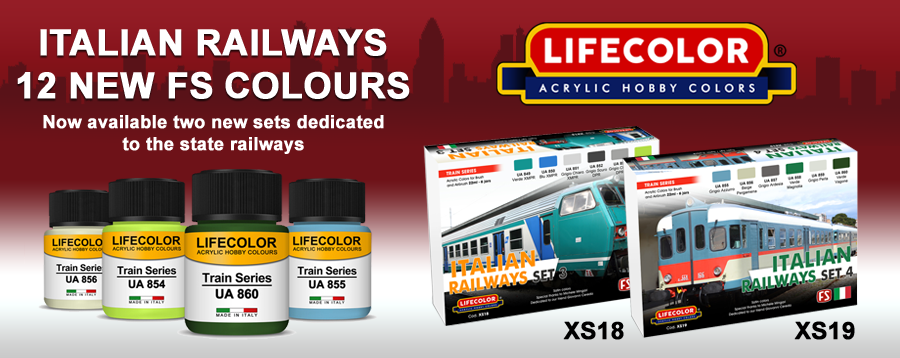 LifeColor Italian Railways Paint Sets