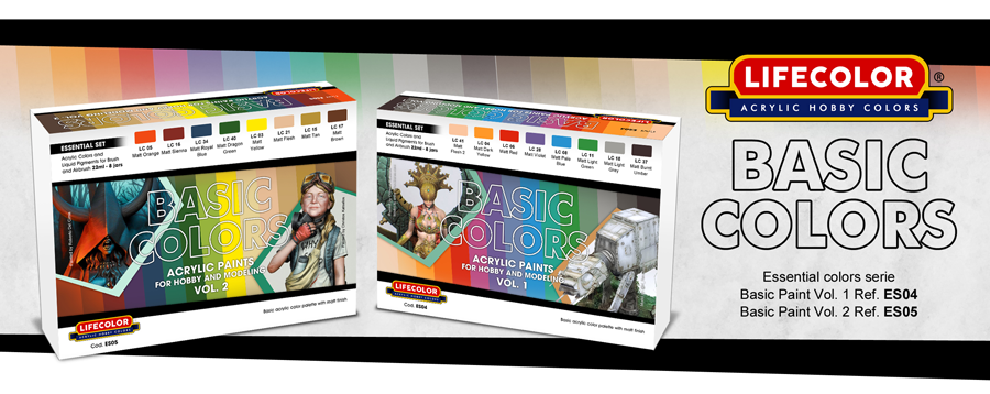NEW LifeColor Essential Basic Colours