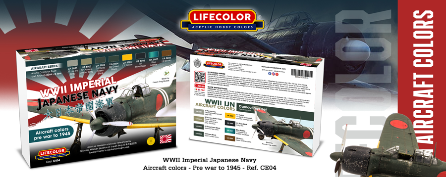 NEW LifeColor WWII Japanese Navy Aircraft Colours