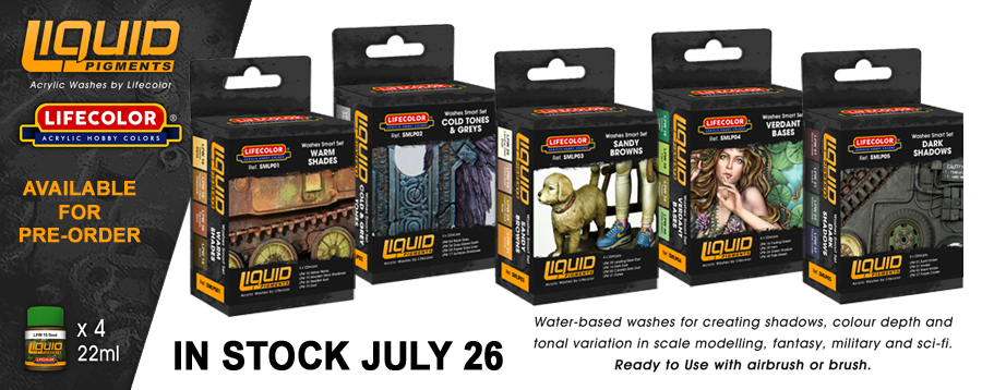 NEW LifeColor Liquid Pigments Sets
