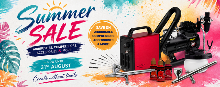 Save on Airbrushes, Compressors, Accessories & More!