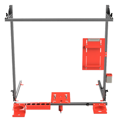 VsionFrame Tool Bar Rig Workstation including accessories