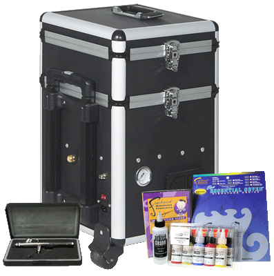 Iwata Art & Graphics Airbrush Kit with Maxx Jet Compressor ...