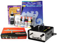 Iwata Art & Graphics Airbrush Kit with Ninja Jet Compressor
