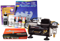 Iwata Art & Graphics Airbrush Kit with Sprint Jet Compressor