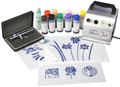 Iwata Cake Decorating Airbrush Kit with Silver Jet ...