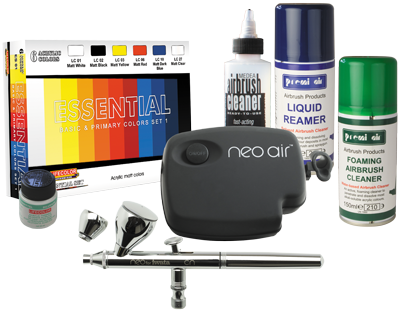 Iwata Airbrushes Neo CN Gravity Feed Airbrush Set Iwaiw120 for sale online 