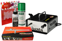 Iwata Professional Mobile Nail Art Kit with Ninja Jet Compressor